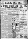 Cambridge Daily News Wednesday 19 January 1916 Page 1