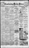 Cambridge Daily News Friday 01 December 1916 Page 1