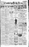 Cambridge Daily News Thursday 15 November 1917 Page 1