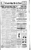 Cambridge Daily News Friday 08 November 1918 Page 1