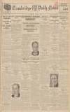 Cambridge Daily News Thursday 05 January 1939 Page 1