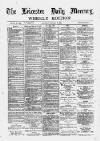 Leicester Daily Mercury Saturday 12 January 1884 Page 1