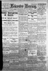 Leicester Daily Mercury Wednesday 12 January 1921 Page 1