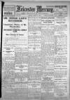 Leicester Daily Mercury Monday 21 March 1921 Page 1