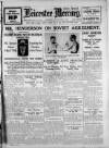 Leicester Daily Mercury Wednesday 02 October 1929 Page 1