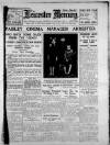 Leicester Daily Mercury Thursday 02 January 1930 Page 1