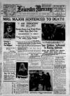 Leicester Daily Mercury Thursday 01 November 1934 Page 1