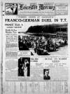 Leicester Daily Mercury Saturday 04 September 1937 Page 1