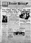 Leicester Daily Mercury Friday 10 September 1937 Page 1