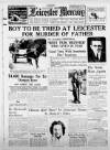 Leicester Daily Mercury Friday 14 January 1938 Page 1