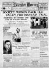 Leicester Daily Mercury Tuesday 15 February 1938 Page 1