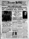 Leicester Daily Mercury Monday 05 September 1938 Page 1