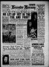 Leicester Daily Mercury Thursday 15 January 1959 Page 1