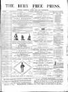 Bury Free Press Saturday 08 January 1876 Page 1