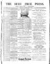 Bury Free Press Saturday 23 February 1884 Page 1