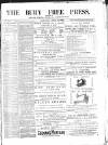 Bury Free Press Saturday 25 April 1885 Page 1