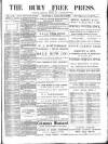 Bury Free Press Saturday 16 January 1886 Page 1