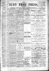 Bury Free Press Saturday 15 February 1896 Page 1