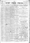 Bury Free Press Saturday 29 February 1896 Page 1