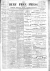 Bury Free Press Saturday 21 March 1896 Page 1