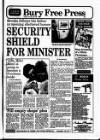 Bury Free Press Friday 30 November 1990 Page 1