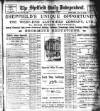 Sheffield Independent Saturday 09 January 1904 Page 1
