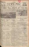 Bristol Evening Post Friday 27 January 1939 Page 1