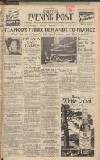 Bristol Evening Post Friday 24 February 1939 Page 1
