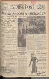 Bristol Evening Post Tuesday 14 March 1939 Page 1