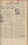 Bristol Evening Post Saturday 14 October 1939 Page 1