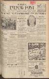 Bristol Evening Post Thursday 23 November 1939 Page 1