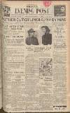 Bristol Evening Post Monday 27 November 1939 Page 1