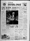 Bristol Evening Post Saturday 30 May 1953 Page 1