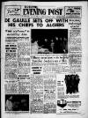 Bristol Evening Post Wednesday 04 June 1958 Page 1