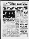 Bristol Evening Post Monday 11 January 1960 Page 1
