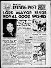Bristol Evening Post Saturday 27 February 1960 Page 1