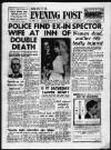 Bristol Evening Post Monday 23 January 1961 Page 1