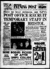 Bristol Evening Post Monday 08 January 1962 Page 1