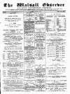 Walsall Observer Saturday 11 March 1882 Page 1