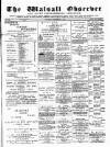 Walsall Observer Saturday 09 September 1882 Page 1