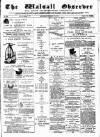 Walsall Observer Saturday 28 February 1885 Page 1