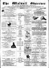 Walsall Observer Saturday 18 April 1885 Page 1