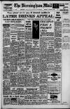 Birmingham Mail Tuesday 16 January 1962 Page 1