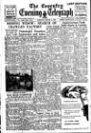 Coventry Evening Telegraph Tuesday 01 March 1949 Page 1