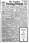 Coventry Evening Telegraph Saturday 23 July 1949 Page 1