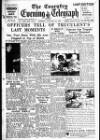 Coventry Evening Telegraph Tuesday 31 January 1950 Page 1