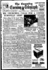 Coventry Evening Telegraph Friday 11 August 1950 Page 1