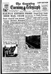 Coventry Evening Telegraph Monday 28 August 1950 Page 1