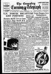 Coventry Evening Telegraph Saturday 02 September 1950 Page 1