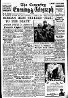 Coventry Evening Telegraph Wednesday 11 October 1950 Page 1